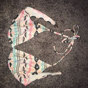 Hot water bikini top